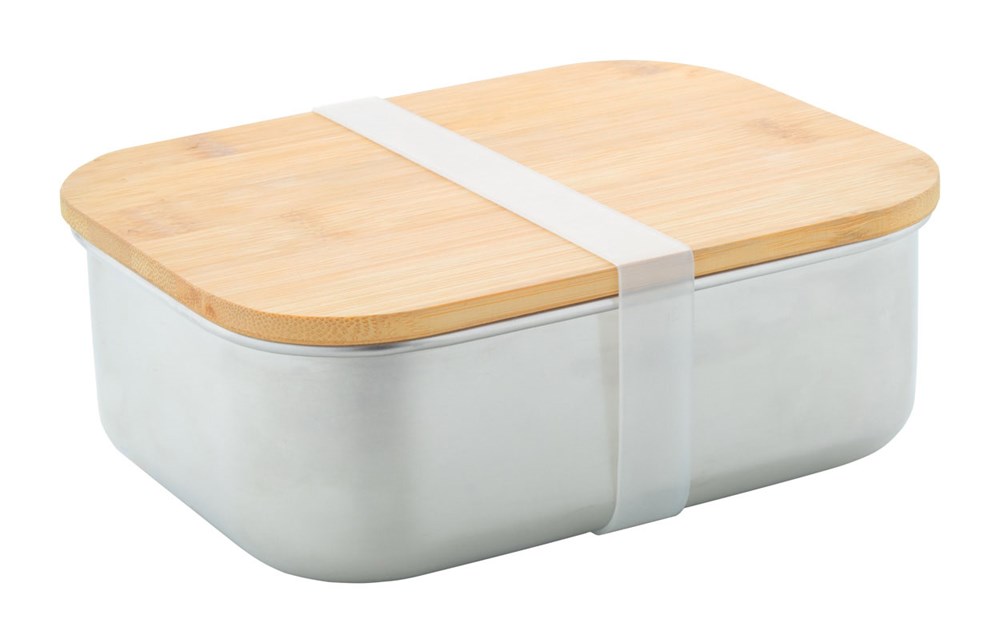 Edelstahl-Lunchbox mit Silikonband