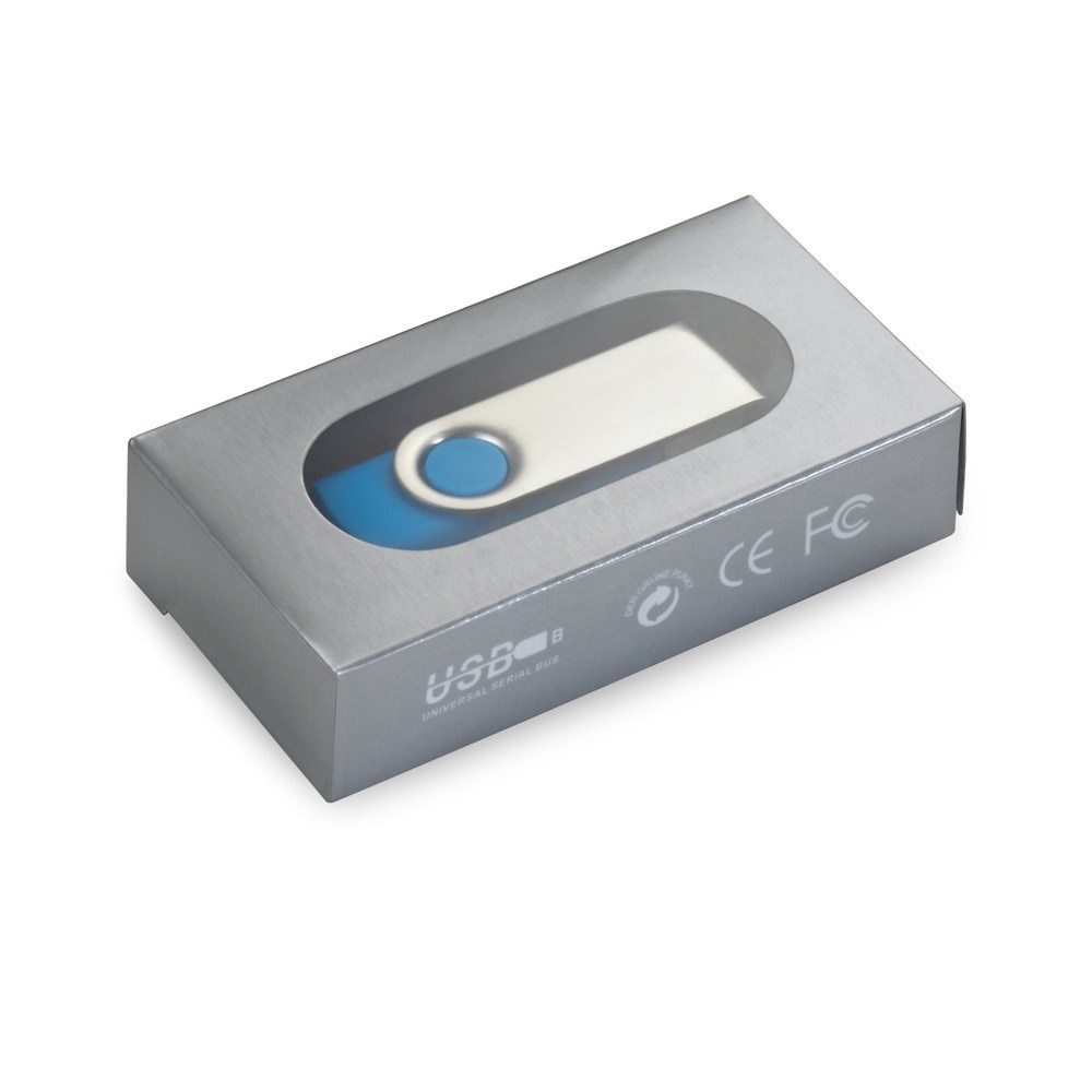 CLAUDIUS 8GB. USB-Stick 8 GB mit Metallclip