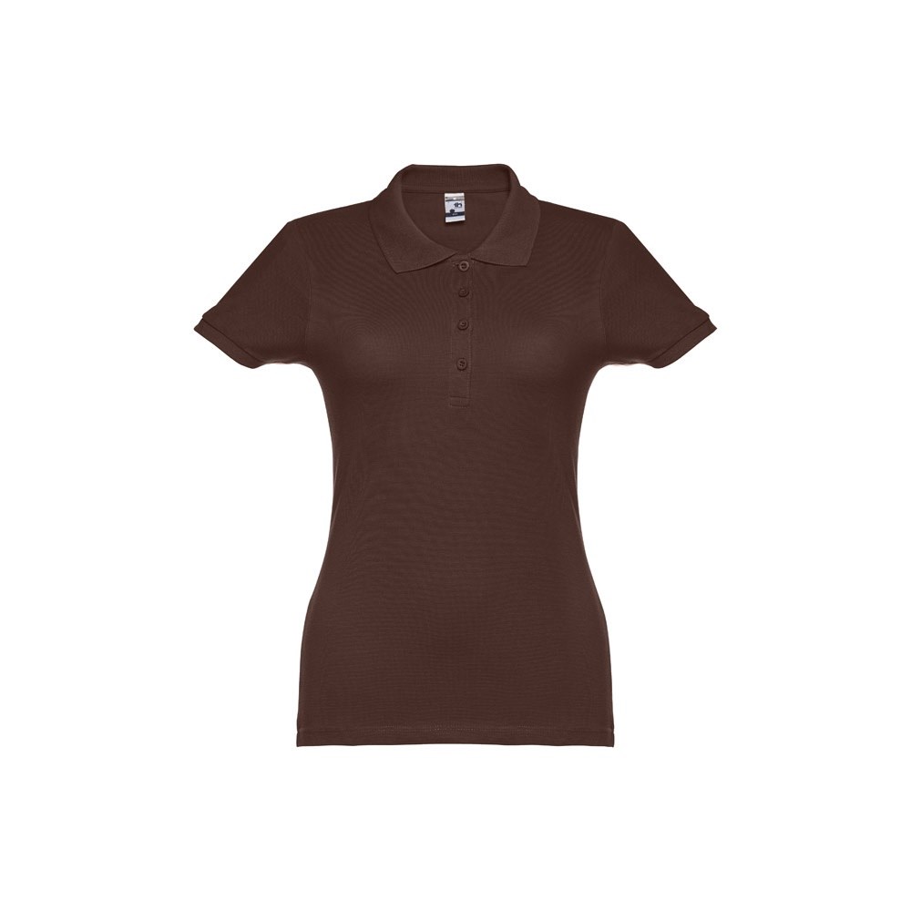 THC EVE. Damen Poloshirt - Dunkelbraun