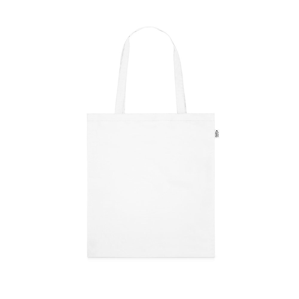 MAPUTO. Tragetasche aus 190T Polyester aus recyceltem (100% rPET) - Weiß